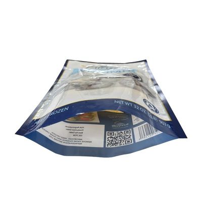 Impresión a medida Bolsas de bollo de carne sellables térmicamente Bolsa de vacío para bollos seguros congelados