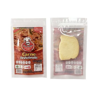 Impresión a medida Bolsas de bollo de carne sellables térmicamente Bolsa de vacío para bollos seguros congelados