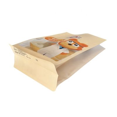 Orden personalizada de ocho sellos laterales de fondo plano de embalaje para el desayuno de cereales