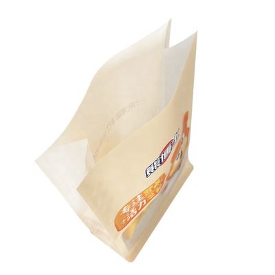 Orden personalizada de ocho sellos laterales de fondo plano de embalaje para el desayuno de cereales