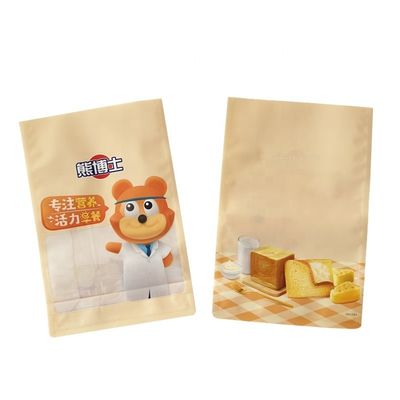 Orden personalizada de ocho sellos laterales de fondo plano de embalaje para el desayuno de cereales