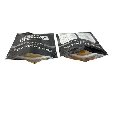 Resistente a los niños Mylar Stand Up Bolsa de cremallera Presione sello de cerradura de cremallera Stand Up Bolsa