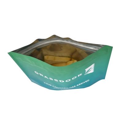 Material suave para el tacto Embalaje de flores secas Ziplock Bolsas de papel Mylar 3.5g 7g