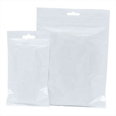 Envases electrónicos Bolsas de plástico de cierre de cerradura de frente transparente hechas de estructura de material OPP / CPP