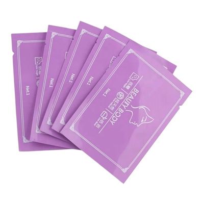 Envases de plástico para el cuidado de manos y cara Bolsas de muestras de suero en color personalizado