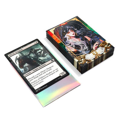 Cubiertas de tarjetas impermeables de PP / fundas de tarjetas con patrón personalizado
