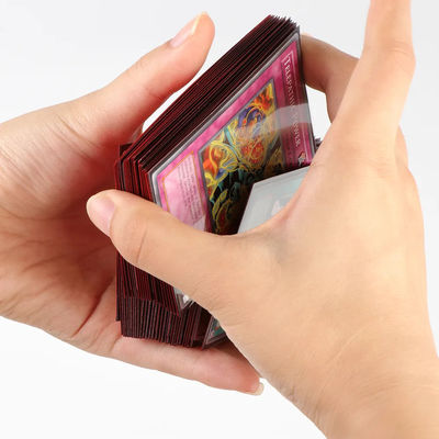Casillas de cartas de juego personalizadas resistentes a la corrosión no fácil de usar