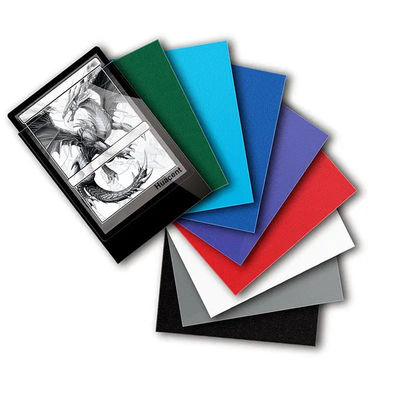 Rojo Amarillo Azul Verde Negro Custom Premium Mtg Mancha de escudo de tarjeta mate