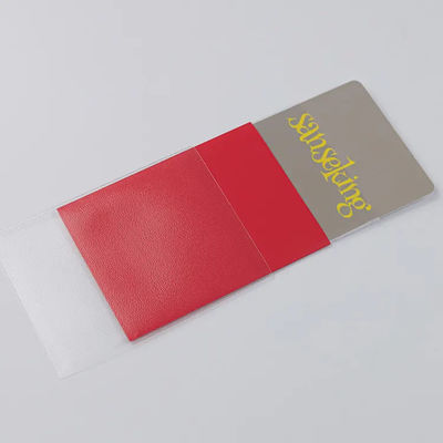 Protectores de tarjetas de plástico de PP transparentes compatibles Manchas de tarjetas triplas mate de gran tamaño impermeables para el comercio Manchas de centavo