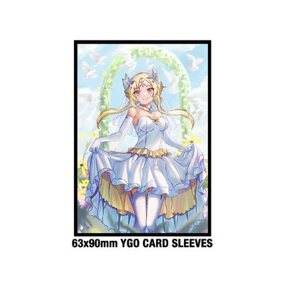 Anime personalizado Yugioh Tamaño estándar 62x89mm Arte sólido Juego Impreso Manga de tarjetas de plástico