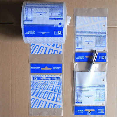Rollos de bolsas de auto cristalinas de polipropileno de 1,5 mil de espesor con frente y espalda transparentes