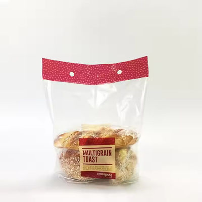 BOPP CPP Bolsas de pan de enchufe de plástico bolsas de pan de enchufe para alimentos y verduras