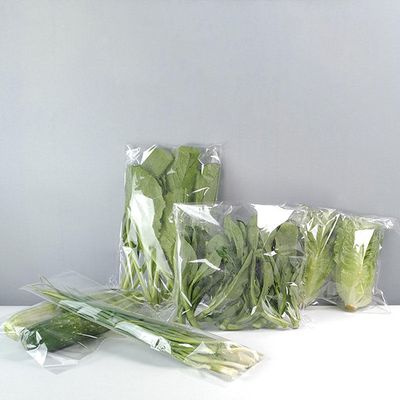 Bolsas de embalaje microporosas transpirables y transparentes para frutas, verduras y flores
