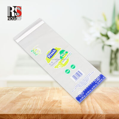 Impresión de grabado de sello térmico OPP micro perforado a medida Bolsa de embalaje de sándwiches verdes frescos