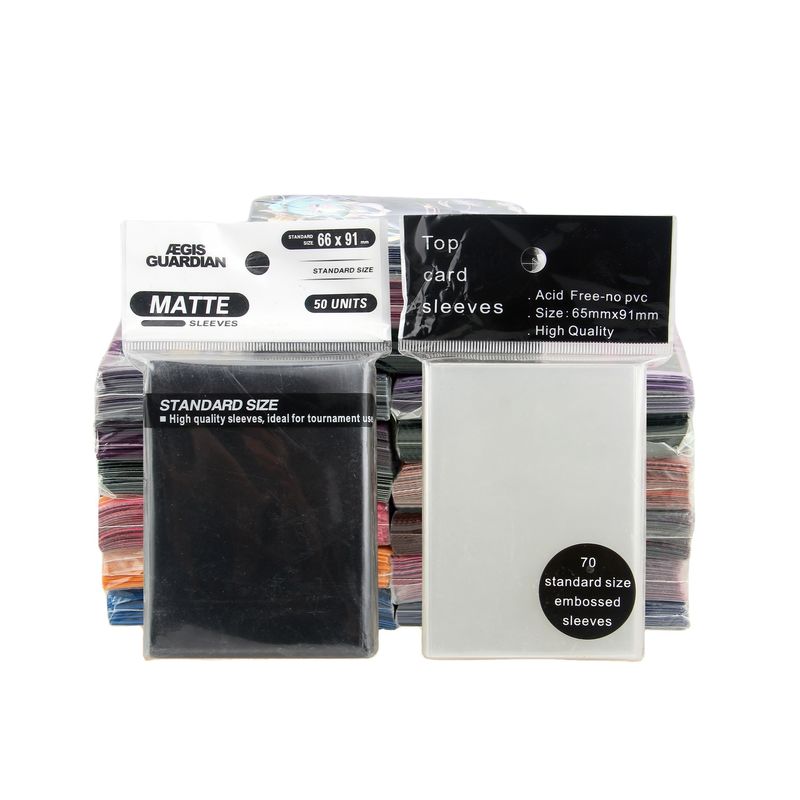 PP impermeable Yugioh MTG Manos de tarjeta tamaño estándar para juegos de cartas de intercambio