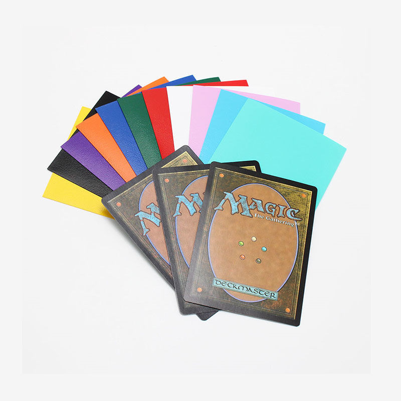 50 / 60 / 100 Pcs Manos de tarjeta negras Cargadores para tarjetas de intercambio