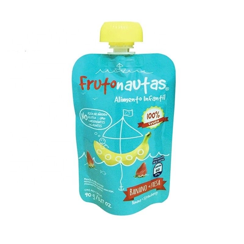 Bolso de boca libre BAP Bolso de embalaje de alimentos para bebés Jugo líquido Bolso de bebida con tapa de tornillo