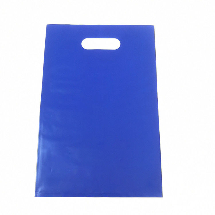 Bolso de compras de plástico de mano pequeño de color personalizado para envases de plástico poliestático fuerte