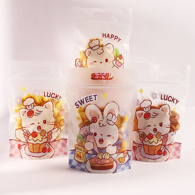 Pedidos personalizados aceptados Bolsas de regalo de celofán para galletas de panadería Chocolate y postres