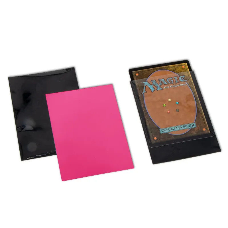 Venta al por mayor tamaño personalizado Cartón de colores Protector de caja de plástico Manga de juego