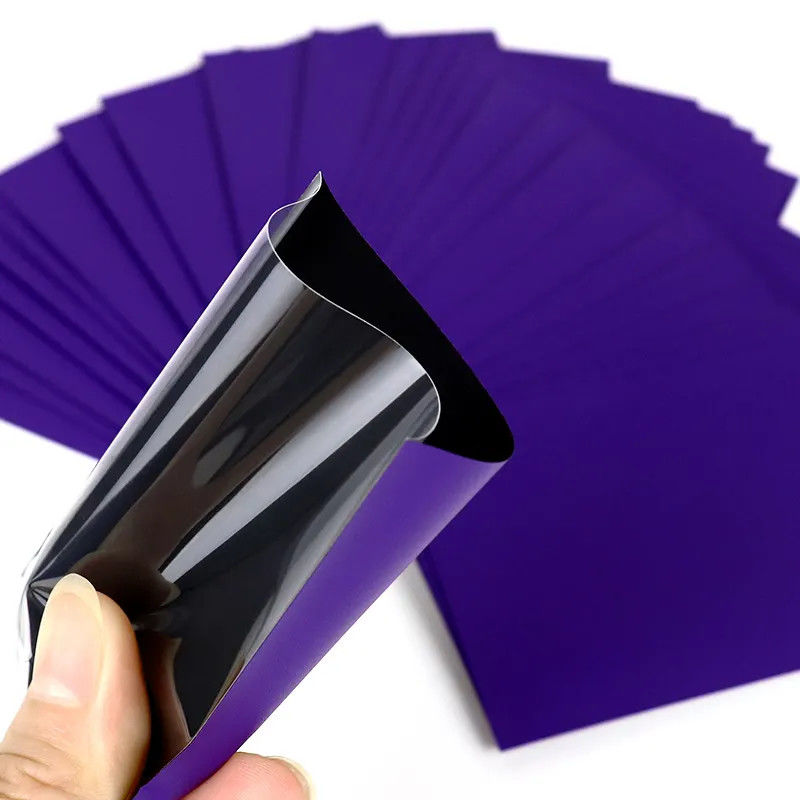 Interior negro cristal claro Frente doble manga de tarjeta de trading mate para tarjetas de trading estándar MTG