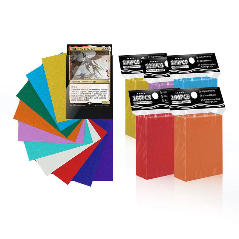 Carteles de intercambio Protector de cubierta mate Protectores de tarjetas Mangas Forma TG Béisbol / Deportes / Y UG IO Y Tarjeta