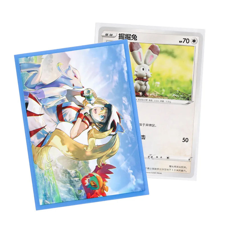 Patrón impreso a medida Manchas de tarjetas de arte claro Estilo de moda hecho de material PP Para tarjetas de juego de tamaño estándar MTG
