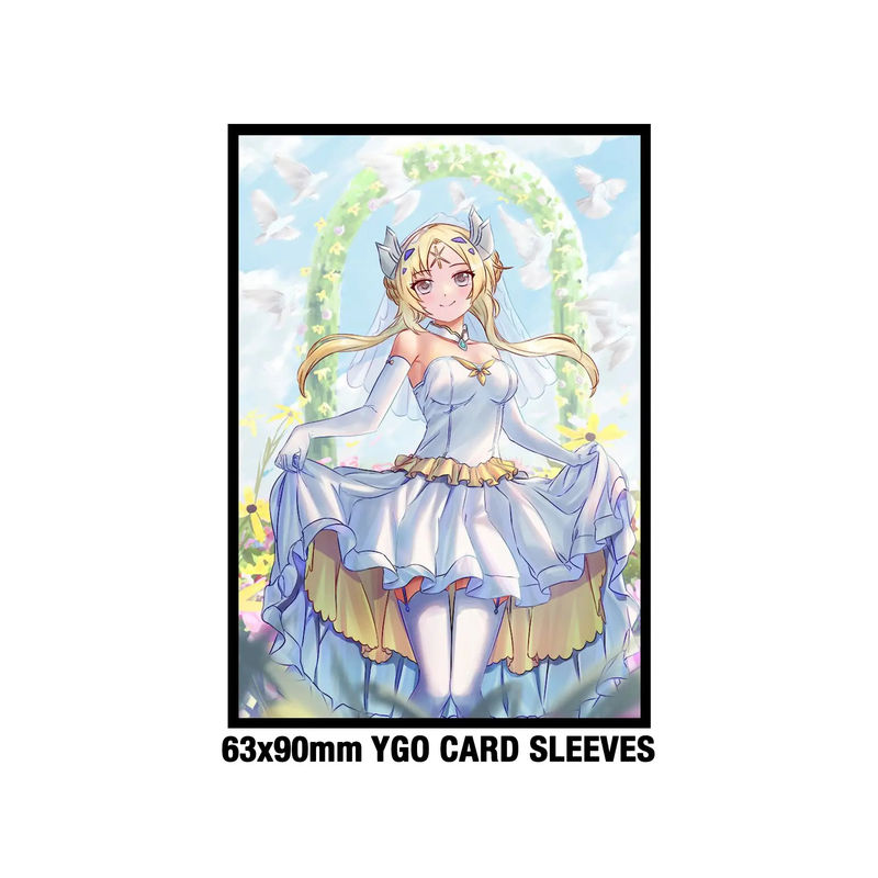 Anime personalizado Yugioh Tamaño estándar 62x89mm Arte sólido Juego Impreso Manga de tarjetas de plástico