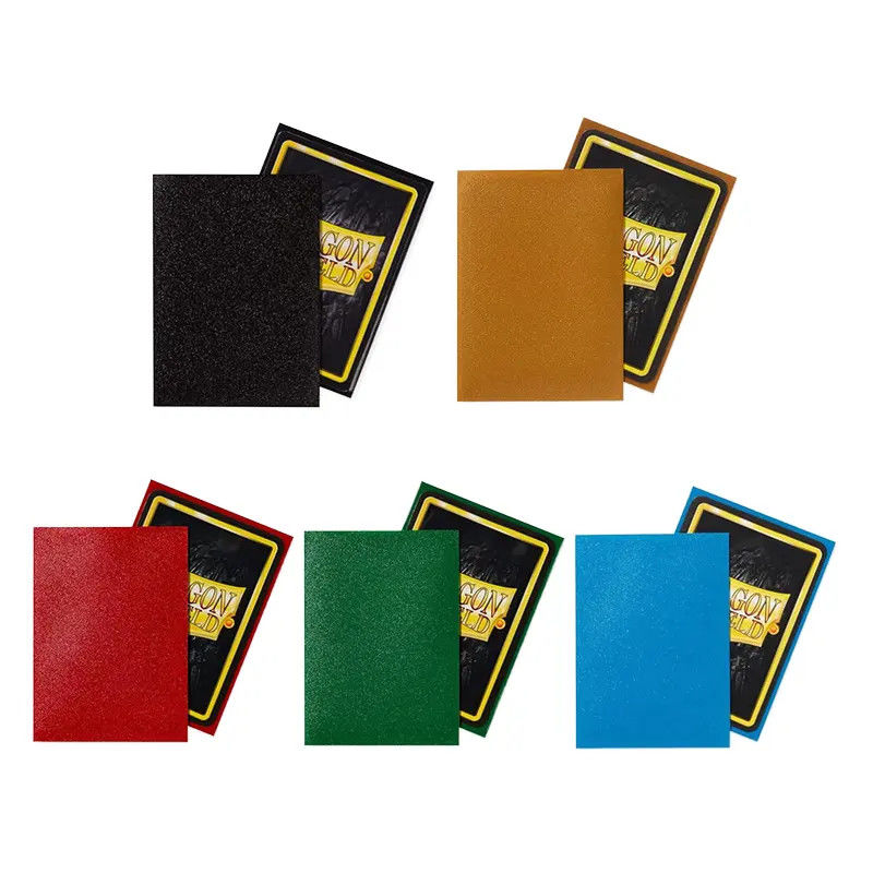 Logotipo personalizado aceptado Dragon Shield Deck Manos de tarjeta protectoras mate para juego de tamaño estándar en bolsa de PP
