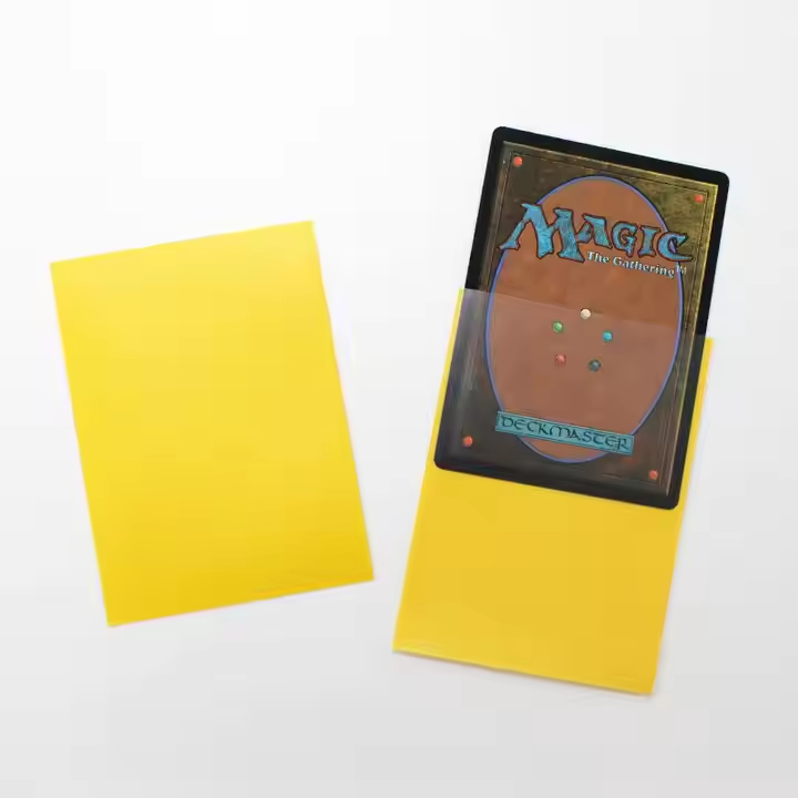 Funda protectora de PVC transparente y personalizada para cartas de juego, protección duradera con bolsa OPP resistente