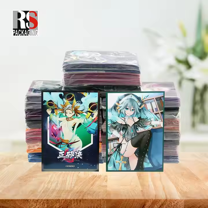 Personaliza MTG 67x92mm Cartoon Trading Card Sleeves Protector 30mm espesor claro o personalizado