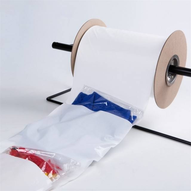 Bolsas de polietileno de llenado automático de LDPE transparente en rollo para embalaje